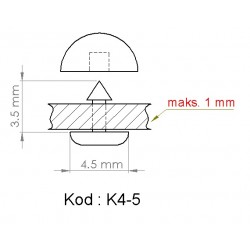 K4-5 = 4.5mm x 3.5mm